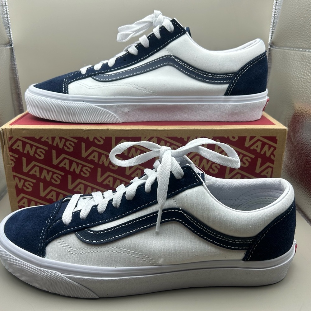NEW VANS Style 36 Classicsport - Dress Blues/True White-Size US Men 9/Women 10.5